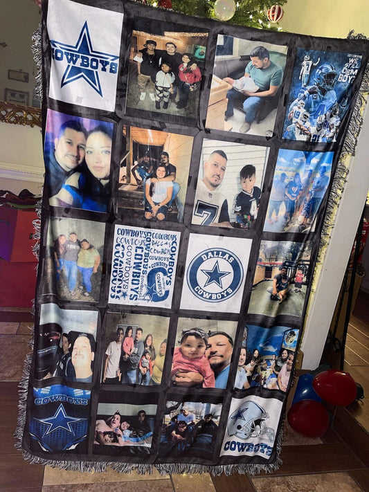 20 panel custom throw